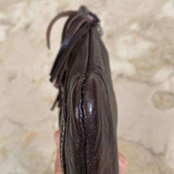 Roots Leather Mini Crossbody Festival Bag - Picture 8 of 12